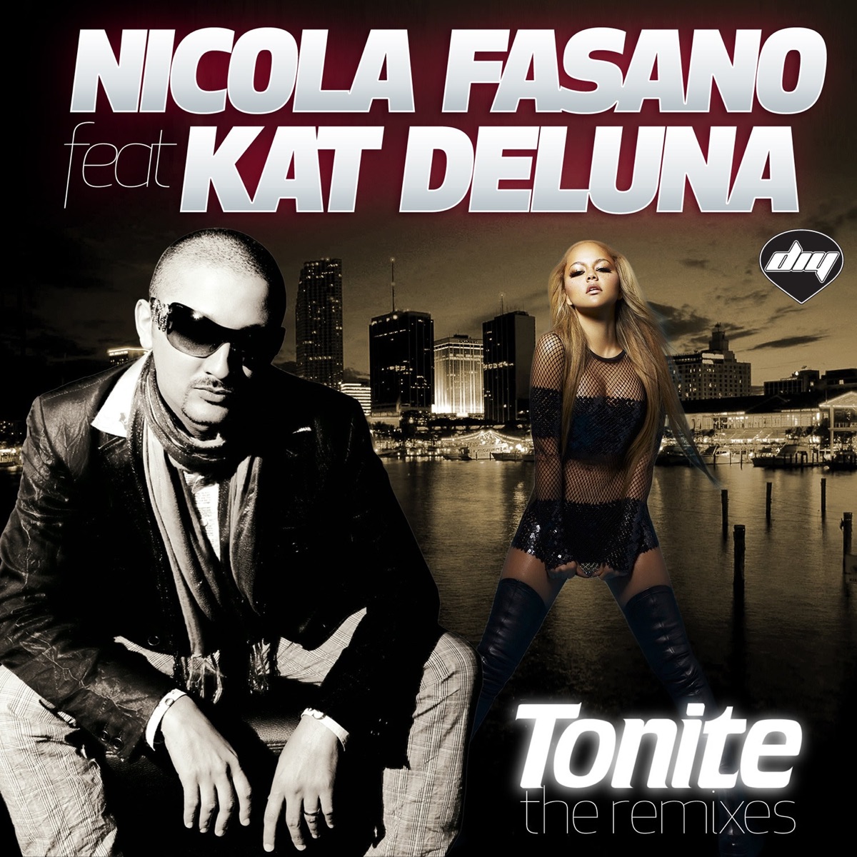 Tonite (The Remixes) - EP by Nicola Fasano & Kat Deluna album cover