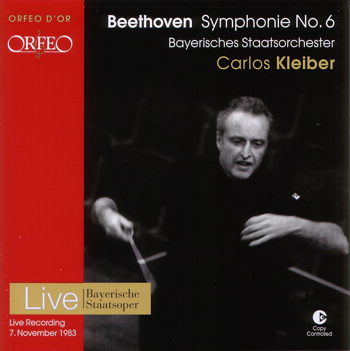 Beethoven: Symphony No. 6 in F Major, Op. 68 "Pastoral" by Bavarian State Orchestra & Carlos Kleiber album cover