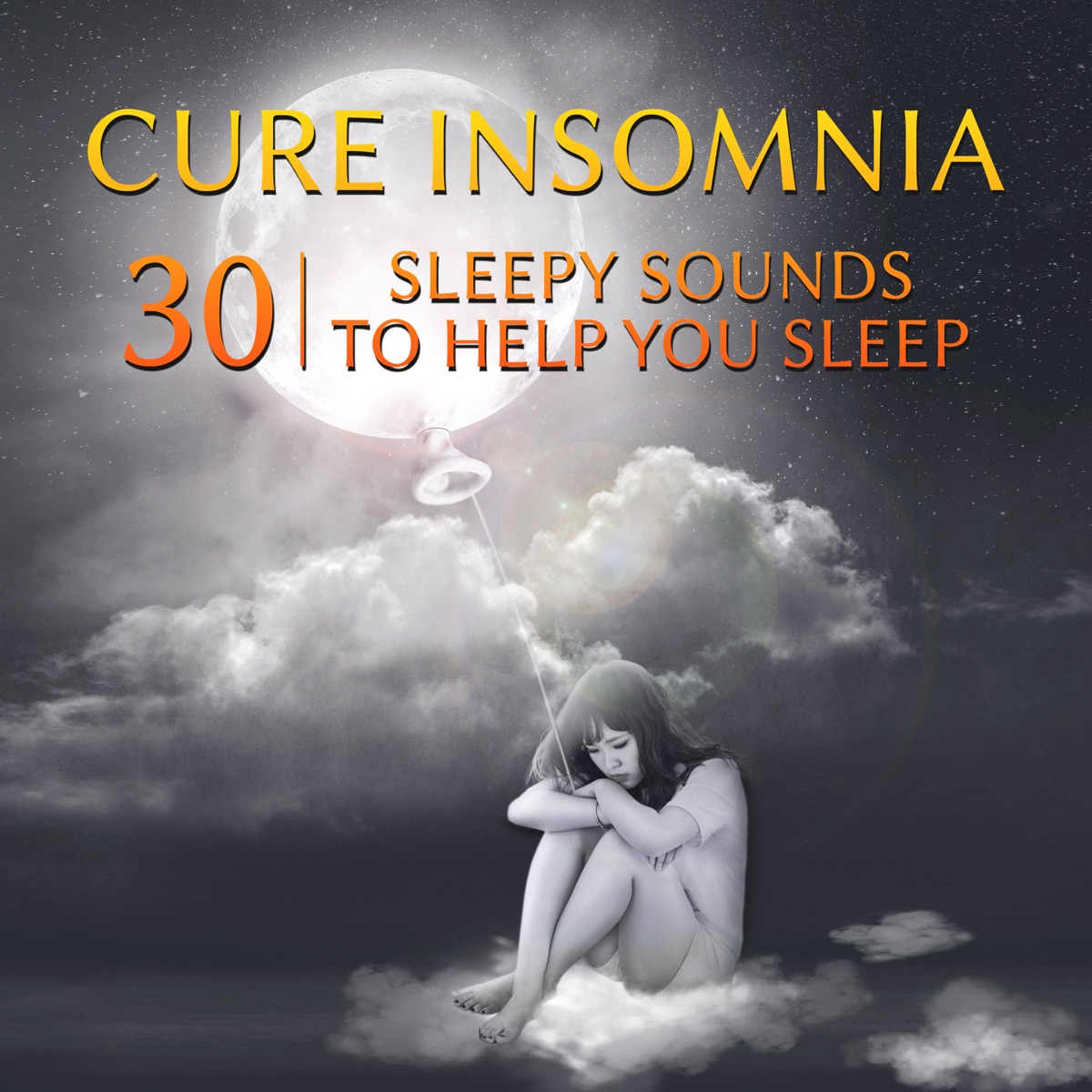 Cure Insomnia: 30 Sleepy Sounds to Help You Sleep - Hypnosis Music with Pure Nature Ambient (Ocean Waves, Rain, Flowing River) Zen Background for Deep Relaxation and Dreaming by Trouble Sleeping Music Universe, Sleeping Music Zone, Baby Sleep Lullaby Academy & Restful Sleep Music Collection album cover