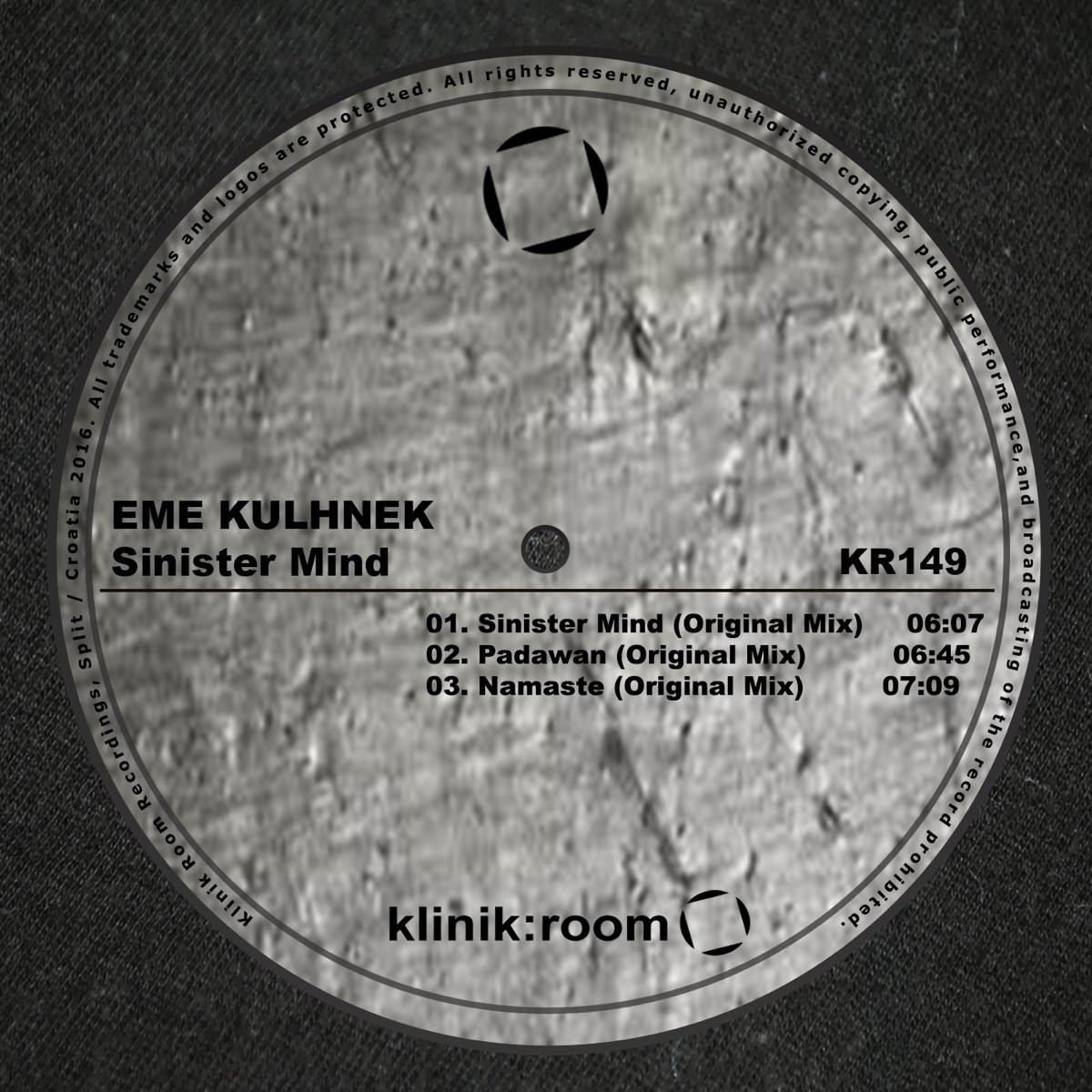 Sinister Mind - Single by Eme Kulhnek album cover