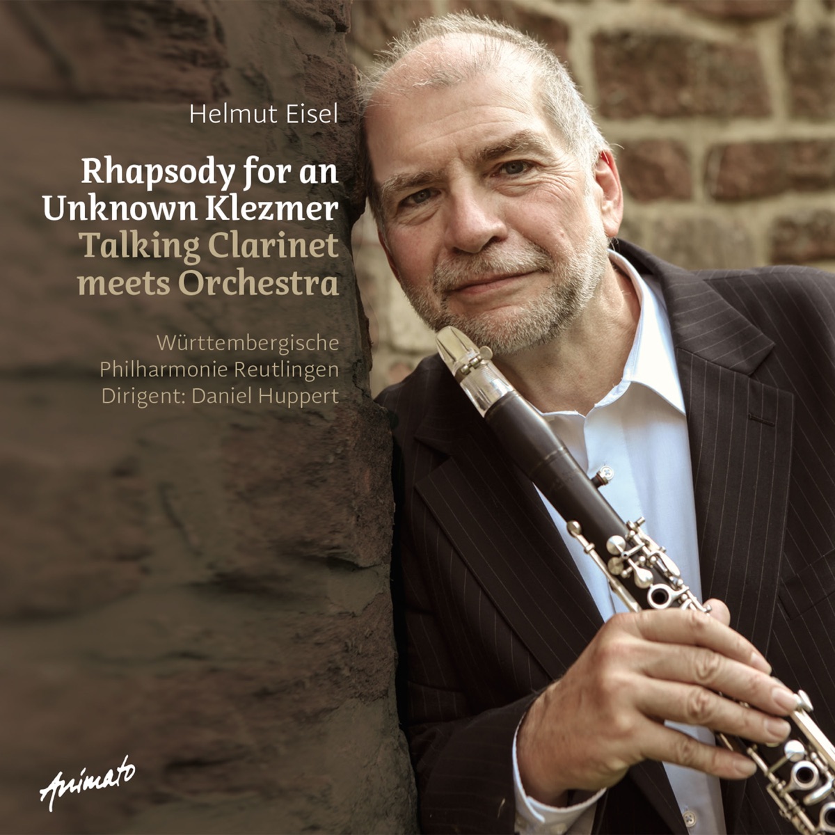 Rhapsody for an Unknown Klezmer (Talking Clarinet Meets Orchestra) by Helmut Eisel, Württembergische Philharmonie Reutlingen & Daniel Huppert album cover