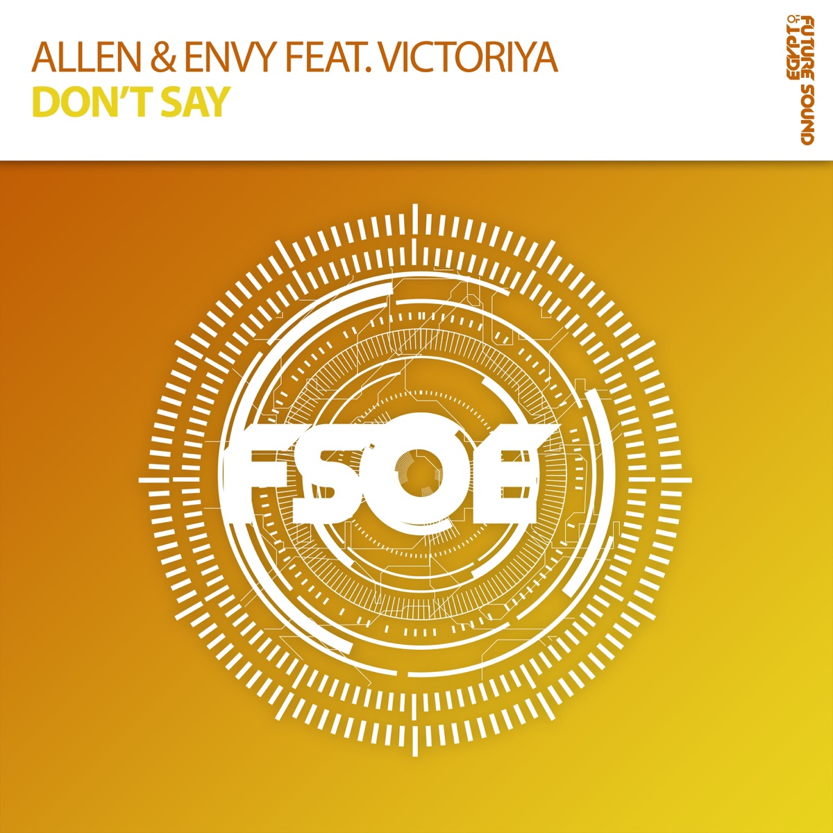 Don't Say (feat. Victoriya) - Single by Allen & Envy album cover