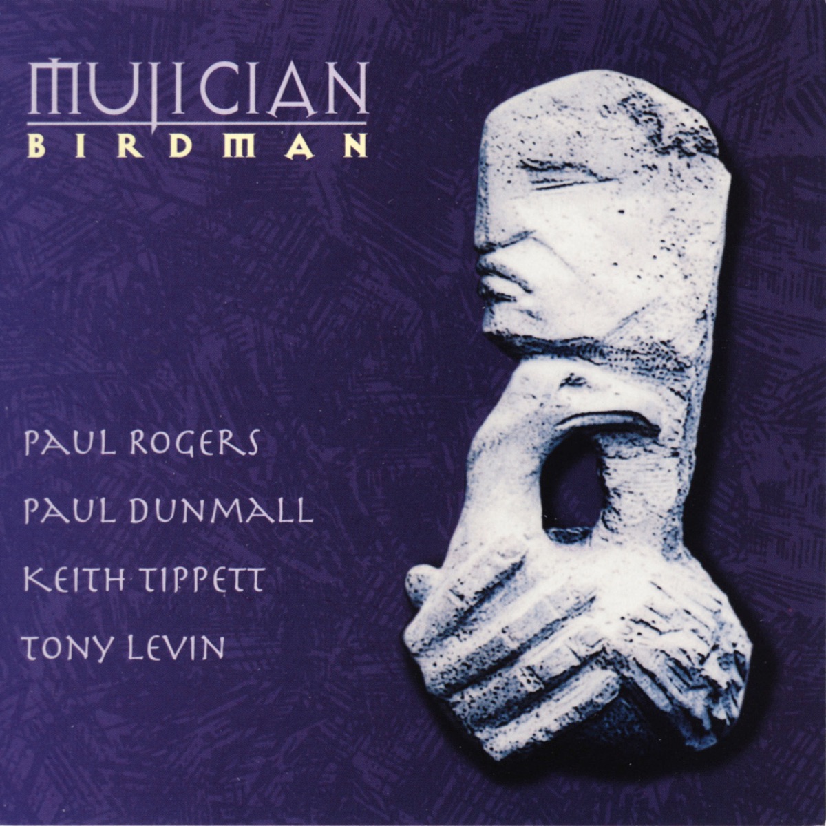 Birdman (feat. Paul Rogers, Paul Dunmall, Keith Tippett & Tony Levin) by Mujician album cover