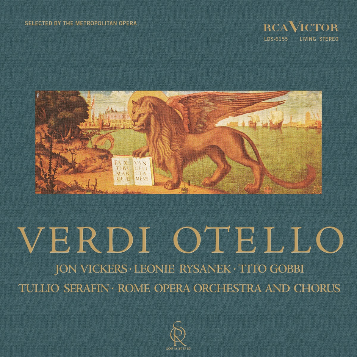 Verdi: Otello by Tullio Serafin, Jon Vickers, Orchestra of the Rome Opera House & Leonie Rysanek album cover