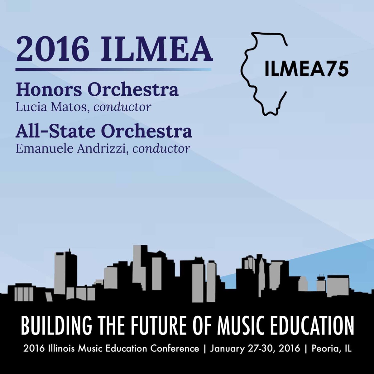 2016 Illinois Music Educators Association (ILMEA): Honors Orchestra & All-State Orchestra [Live] by Illinois Honors Orchestra, Lucia Matos, Illinois All-State Orchestra & Emanuele Andrizzi album cover