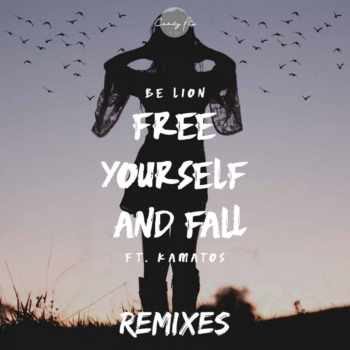 Free Yourself and Fall (Remixes) - EP by Be Lion album cover