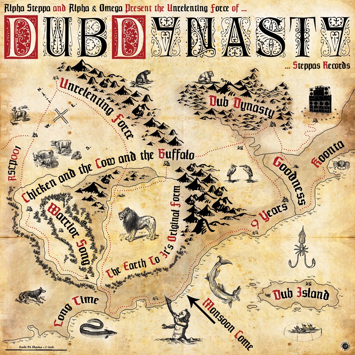 Unrelenting Force by Dub Dynasty album cover
