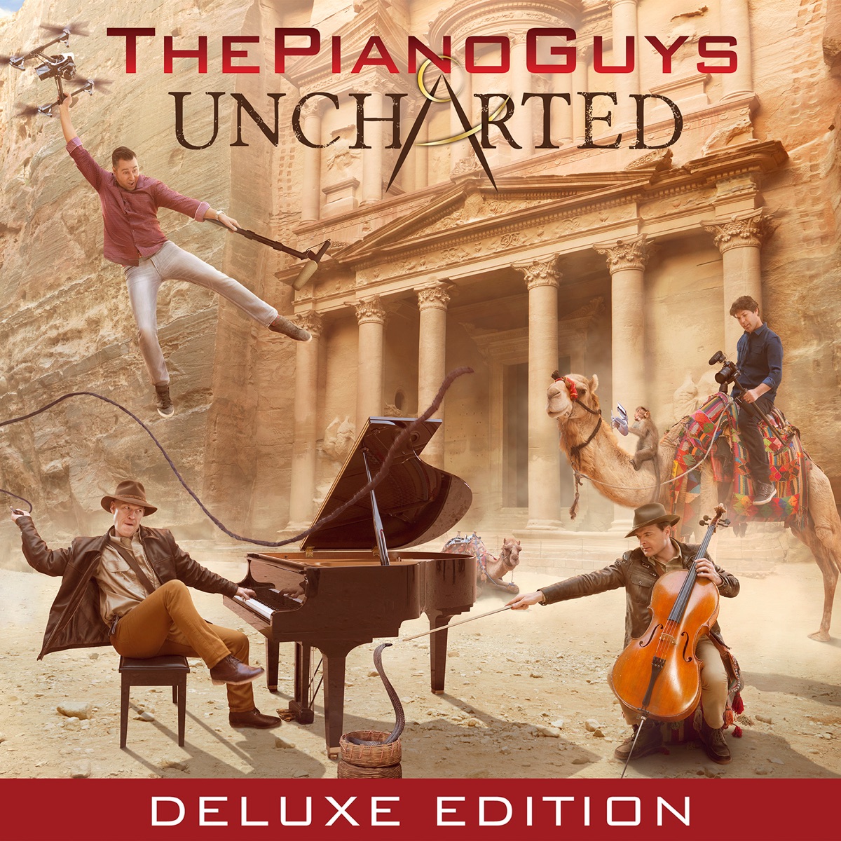 Uncharted (Deluxe Edition) by The Piano Guys album cover