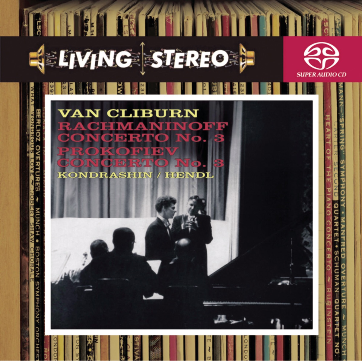 Rachmaninoff: Piano Concerto No. 3 - Prokofiev: Piano Concerto No. 3 by Van Cliburn & Chicago Symphony Orchestra album cover