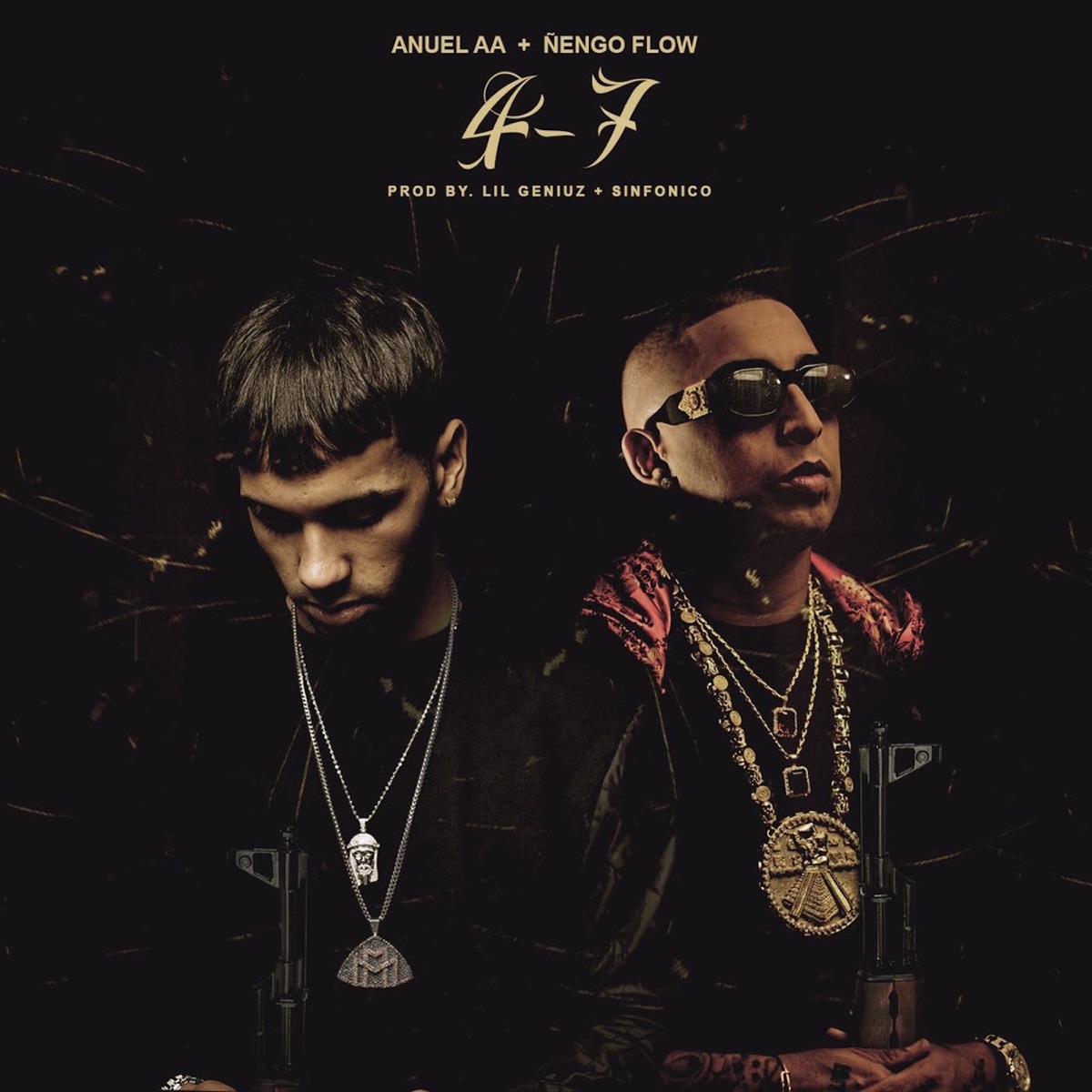 47 - Single by Ñengo Flow, Anuel AA & Sinfónico album cover