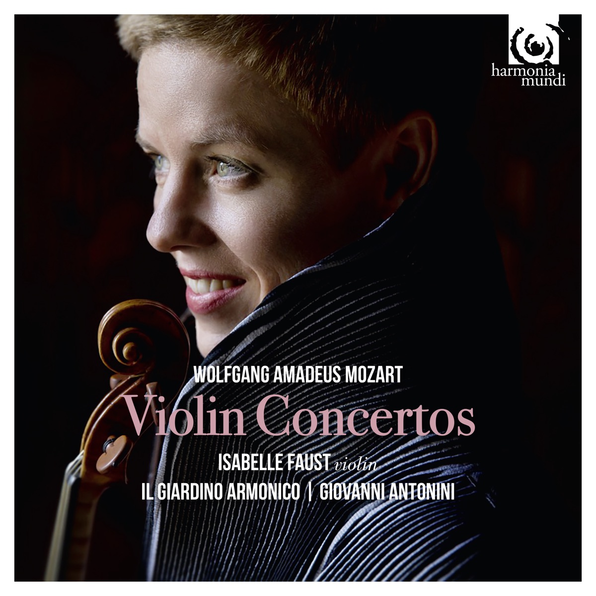 Mozart: Violin Concertos by Isabelle Faust, Il Giardino Armonico & Giovanni Antonini album cover