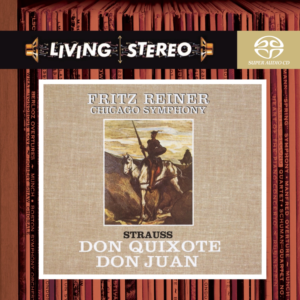 Strauss: Don Quixote, Don Juan by Fritz Reiner & Chicago Symphony Orchestra album cover