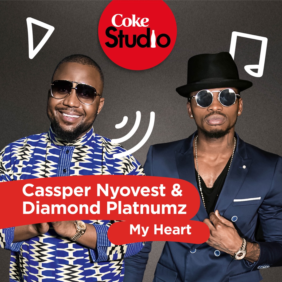 My Heart (Coke Studio South Africa: Season 2) - Single by Cassper Nyovest & Diamond Platnumz album cover