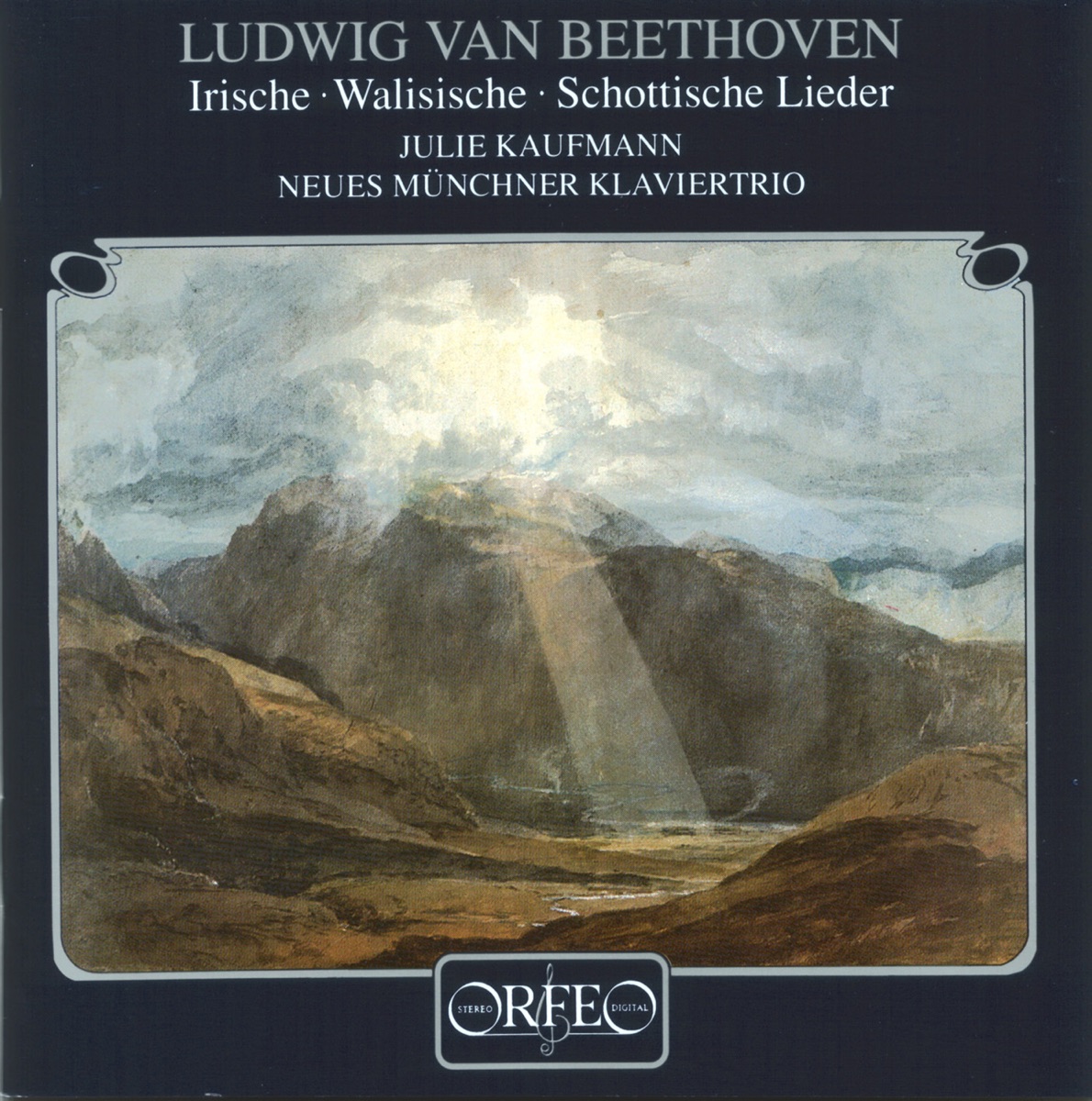 Beethoven: Irish, Welsh & Scottish Songs by Julie Kaufmann & Münchner Klaviertrio album cover