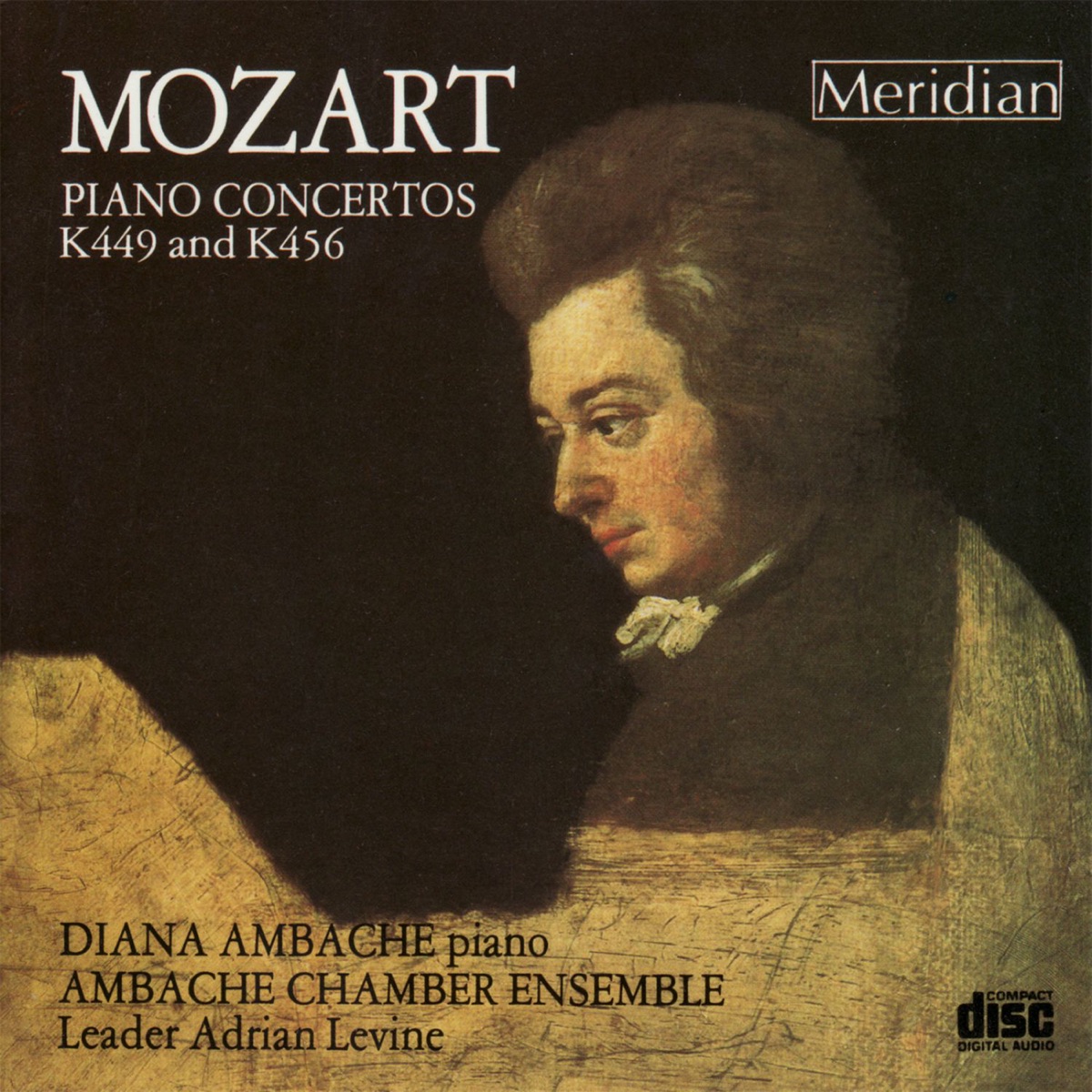 Mozart: Piano Concertos, K449 & K456 by Diana Ambache, Adrian Levine & Ambache Chamber Ensemble album cover