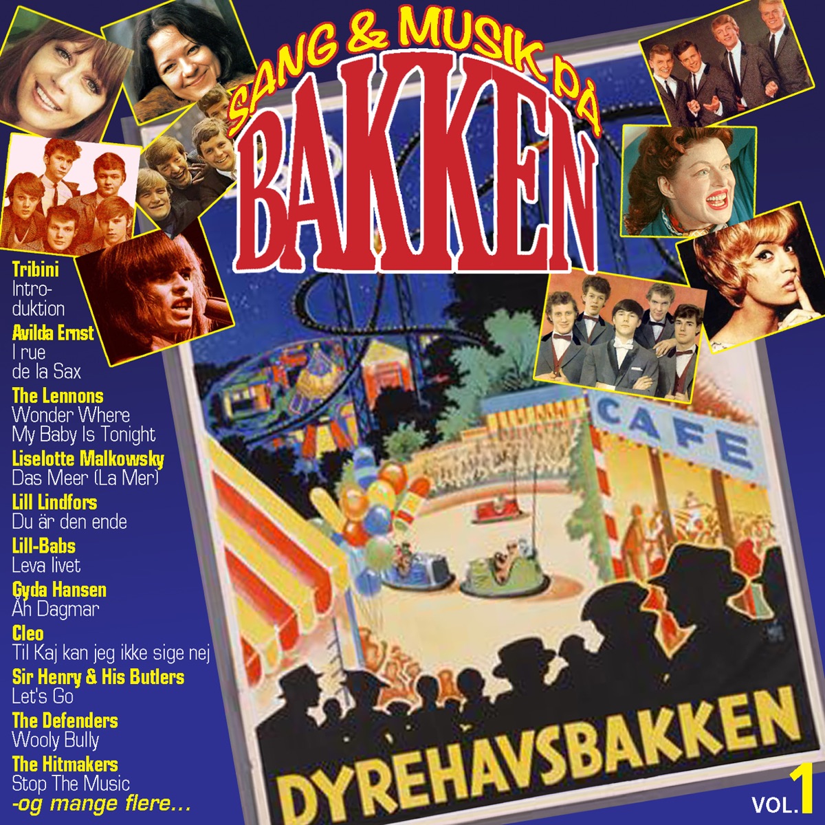 Sang & Musik på Bakken, Vol. 1 by Various Artists album cover