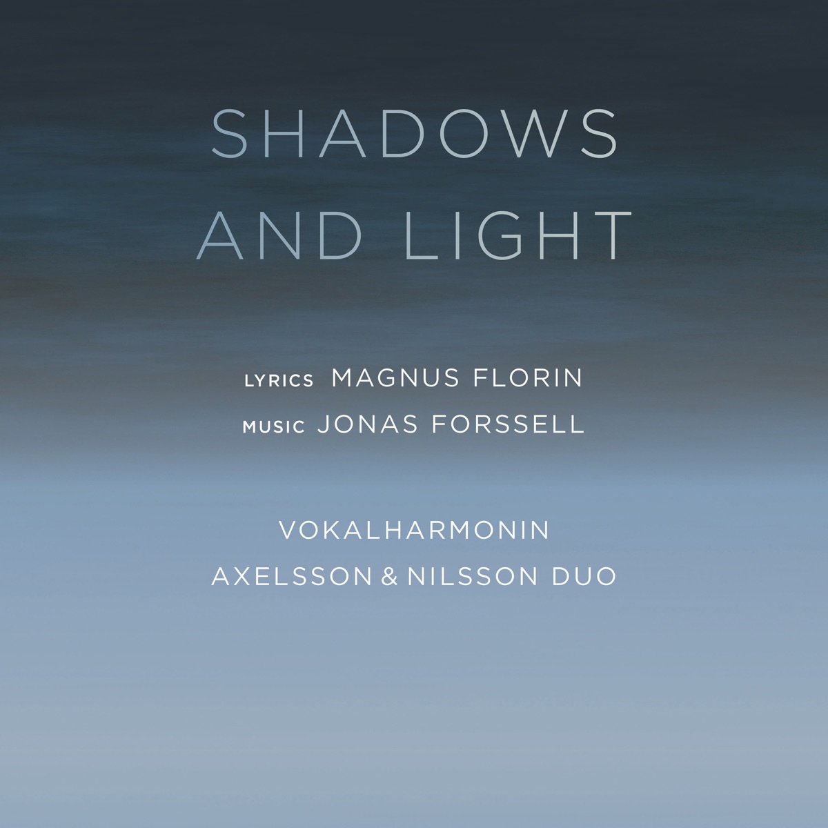 Shadows and Light by Vokalharmonin, Fredrik Malmberg & Axelsson & Nilsson Duo album cover