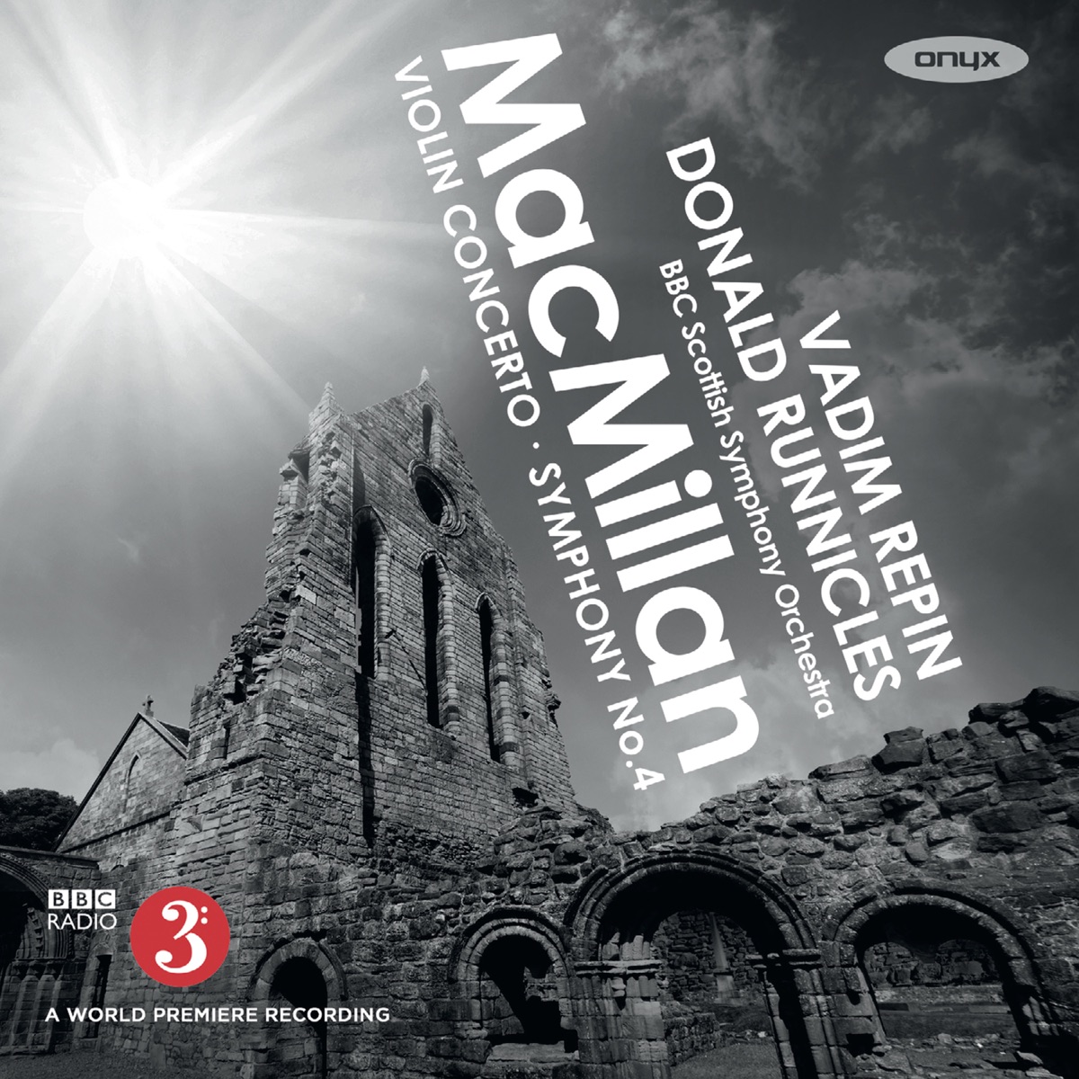 James MacMillan: Violin Concerto & Symphony No. 4 by BBC Scottish Symphony Orchestra, Donald Runnicles & Vadim Repin album cover