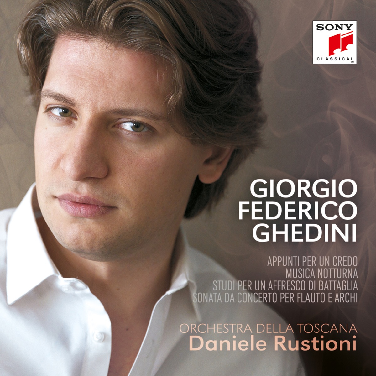 Giorgio Federico Ghedini: Music for Orchestra by Daniele Rustioni album cover
