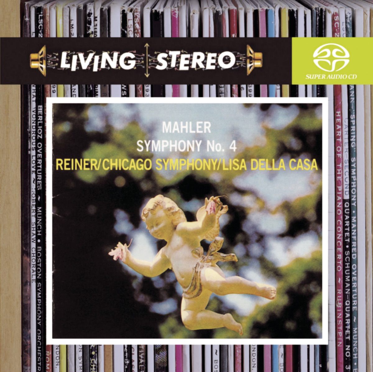 Mahler: Symphony No. 4 by Fritz Reiner, Chicago Symphony Orchestra & Lisa Della Casa album cover