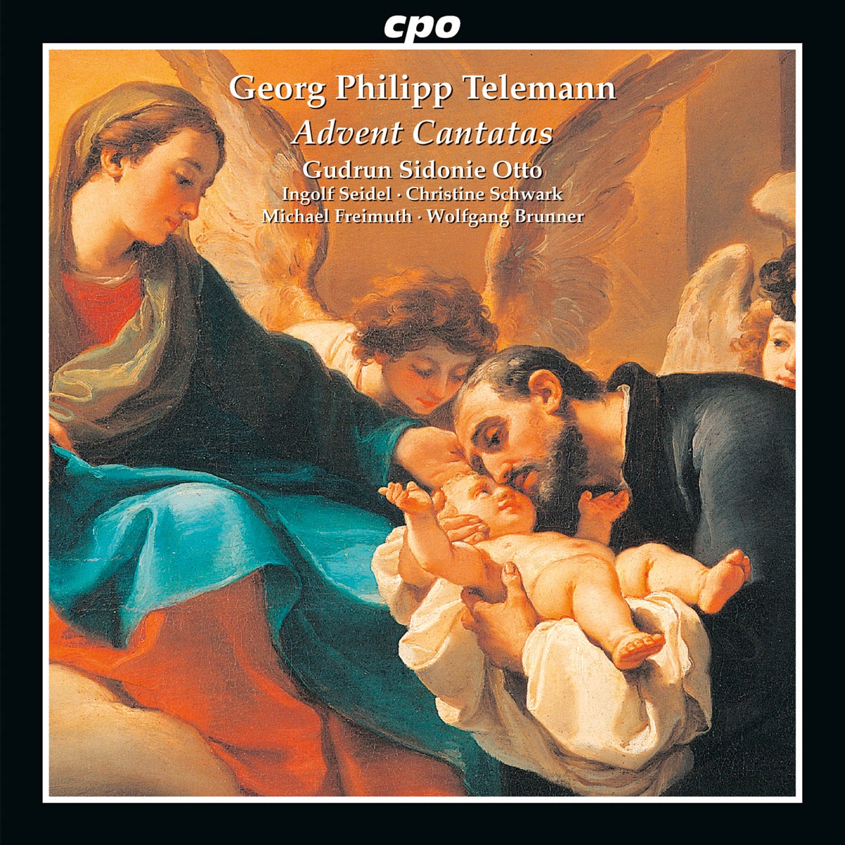 Telemann: Advents Cantatas by Gudrun Sidonie Otto, Ingolf Seidel & GSO Consort album cover
