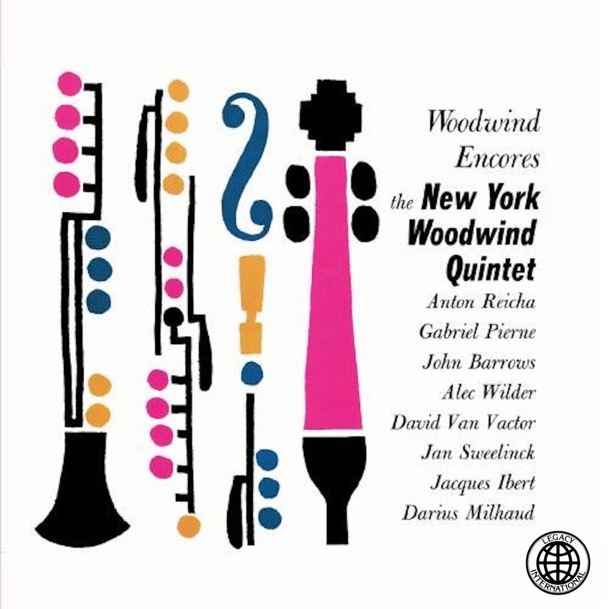 Woodwind Encores by The New York Woodwind Quintet album cover