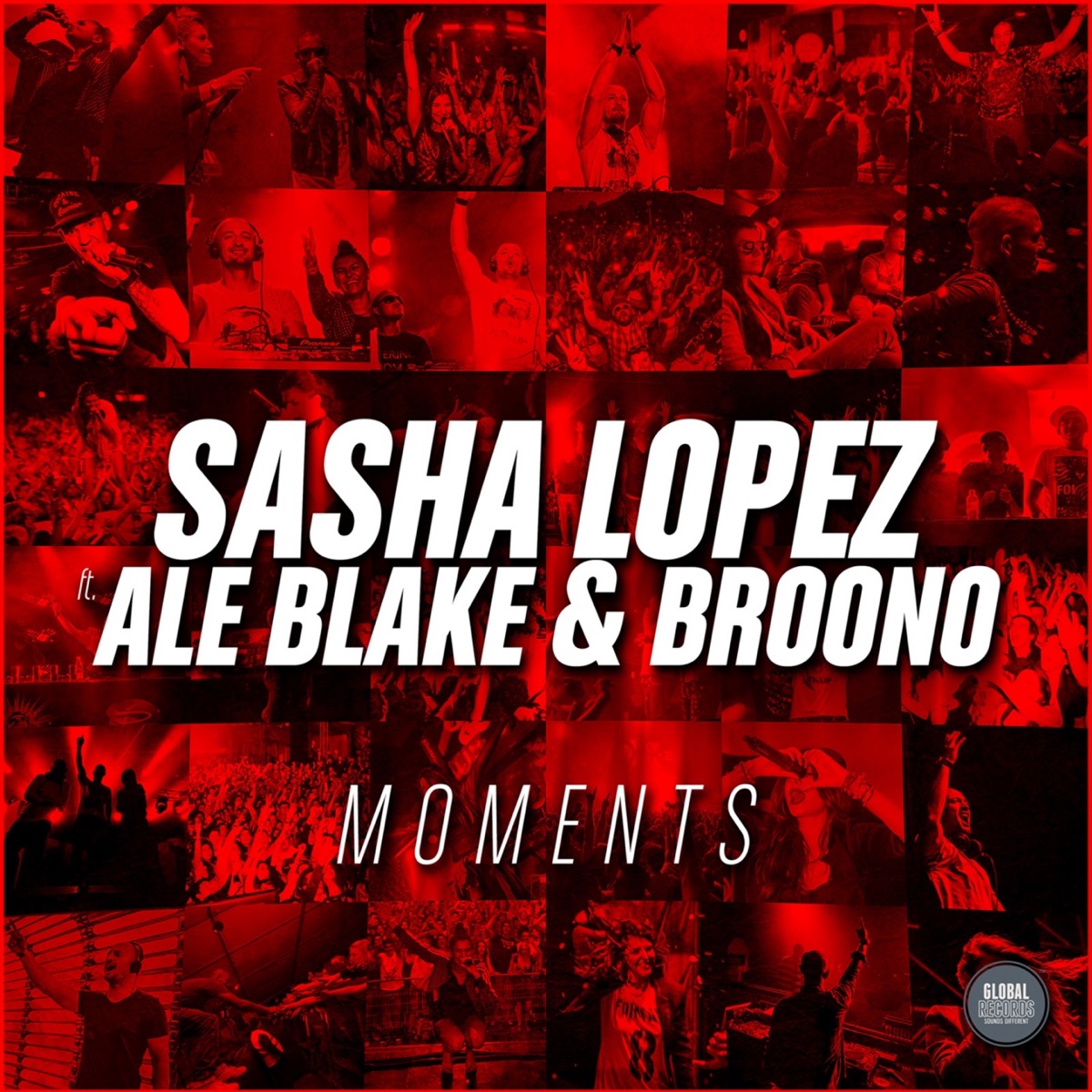 Moments (feat. Ale Blake & Broono) - Single by Sasha Lopez album cover