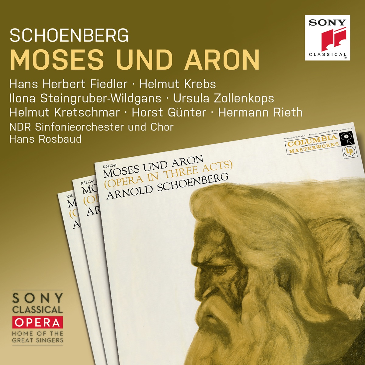 Schoenberg: Moses und Aron by Hans Rosbaud album cover