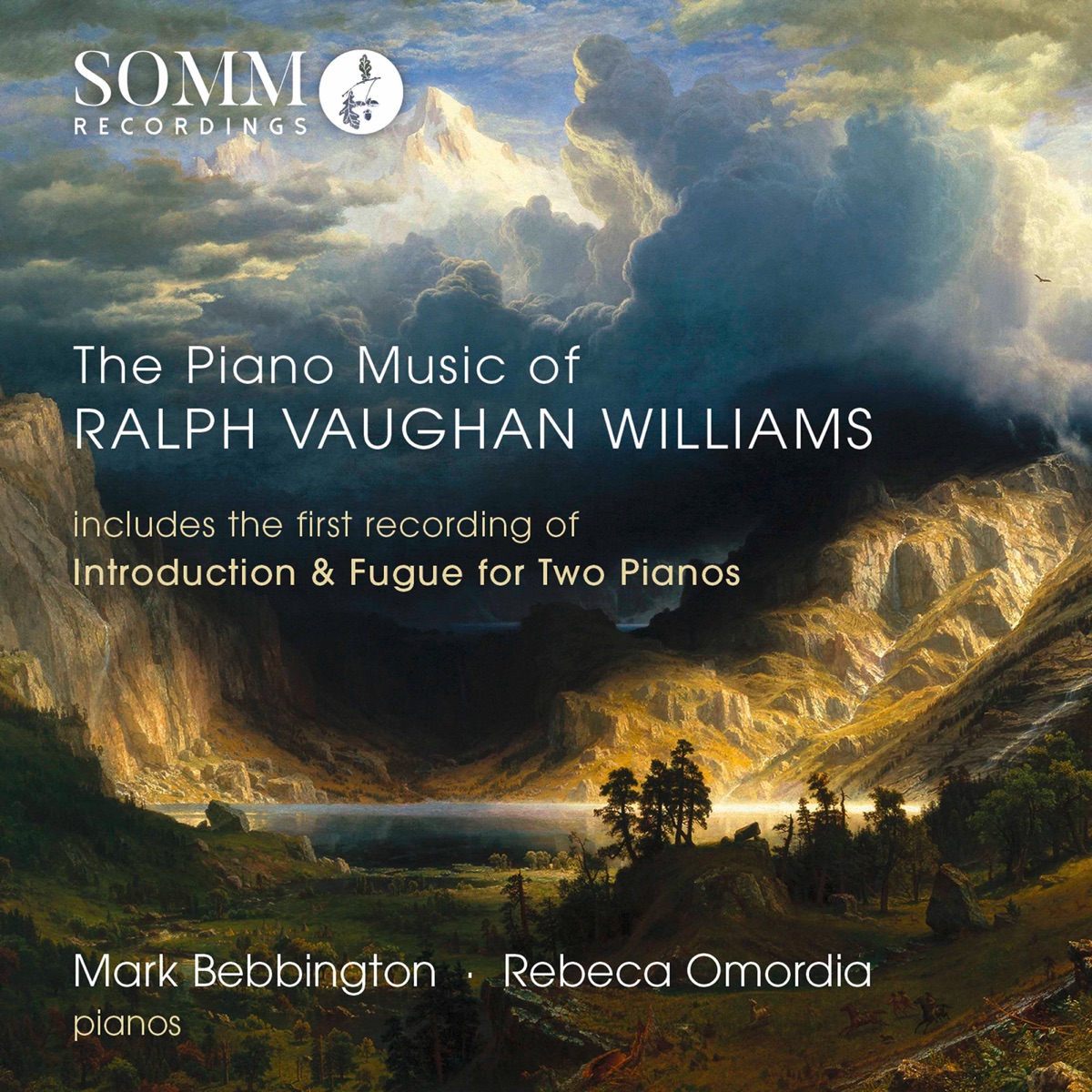 The Piano Music of Ralph Vaughan Williams by Mark Bebbington & Rebeca Omordia album cover